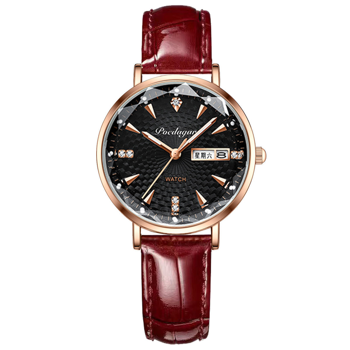 Waterproof Luminous Women Calendar Watch