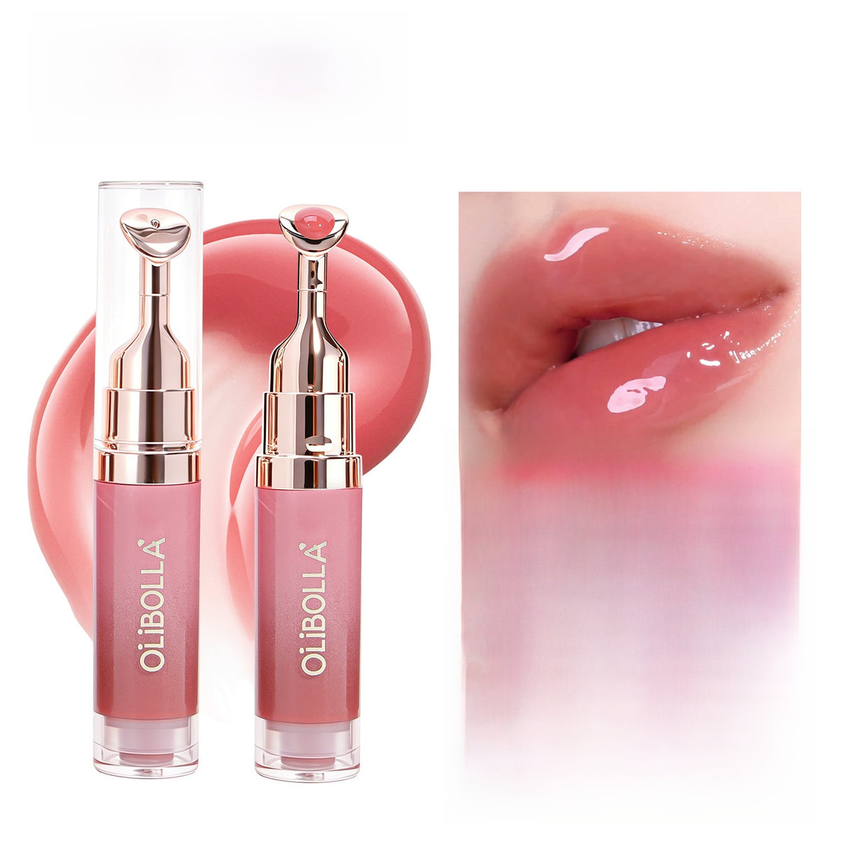 Metal Massage Head Lip Gloss