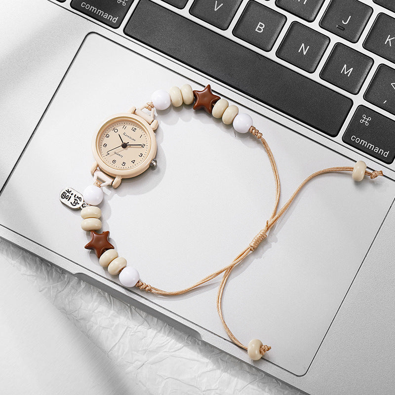 Cute Simple Small Dial Quartz Watch for Girls