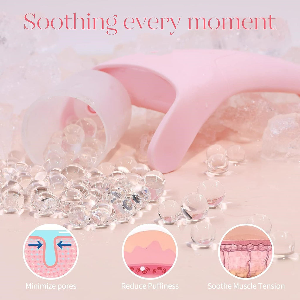 Ice Roller Facial Massager with Cooling Therapy