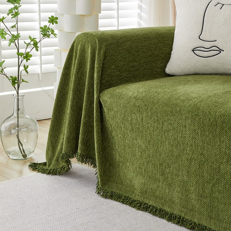 Chenille Sofa Cover Towel