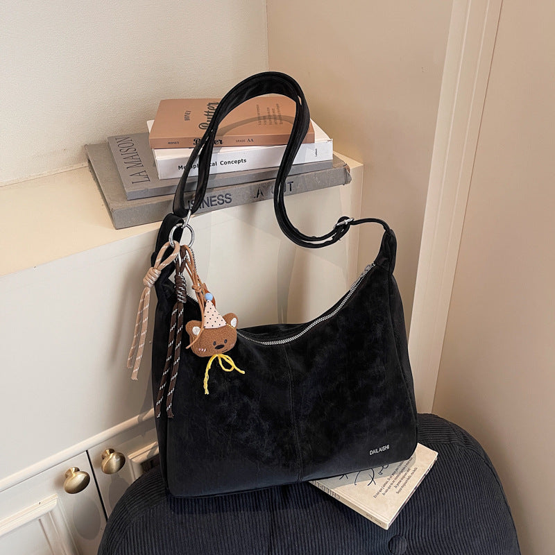 Women's casual crossbody dumpling bag