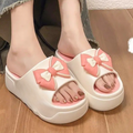 Womens Bow-Knot Non-Slip Slippers