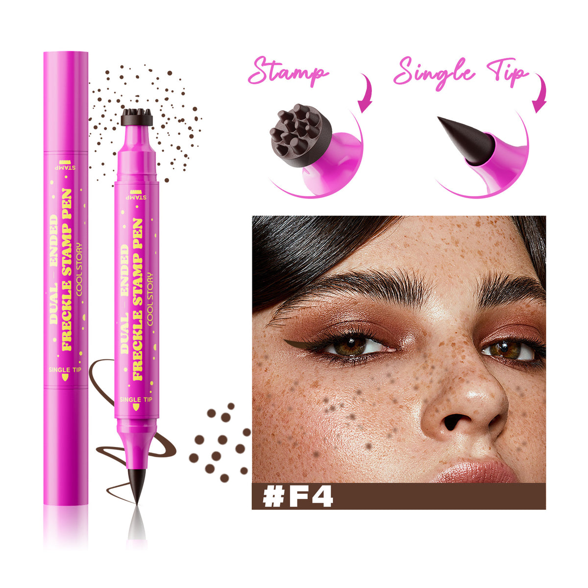 Dual Ended Freckle Stamp Pen