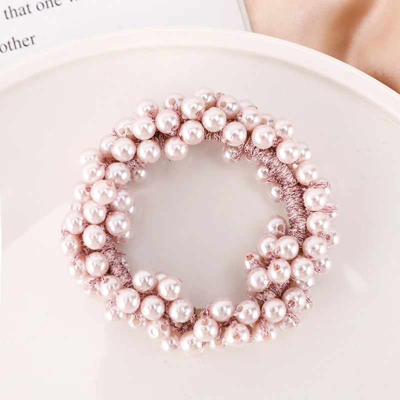 3pcs Pearl Hair Tie