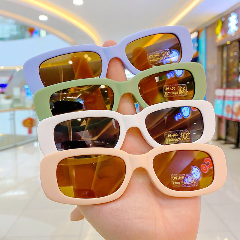 Egg-Shaped Children Sunglasses Gradient Lens