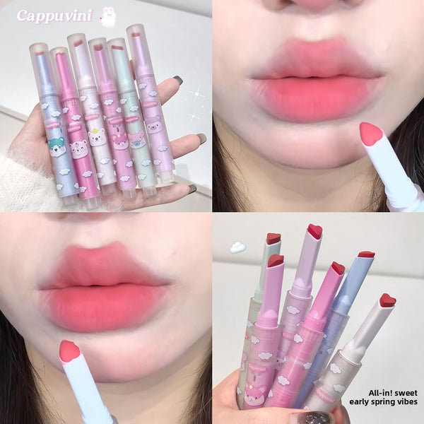 Matte Lip Balm/Lip Gloss, Affordable Domestic Velvet Lipstick