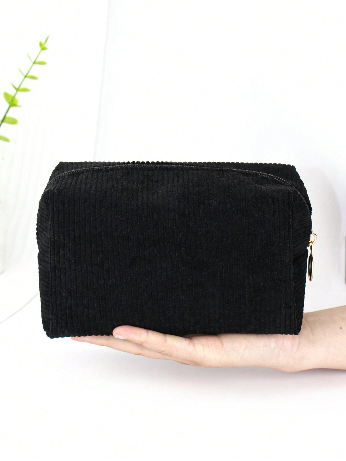 Corduroy portable storage bag