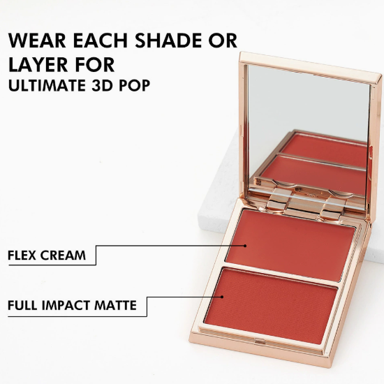 Natural Matte Contouring Blush Dual Color