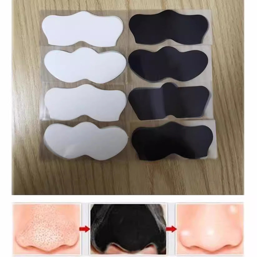 10pcs Bamboo Charcoal Nose Strip Blackhead Remover