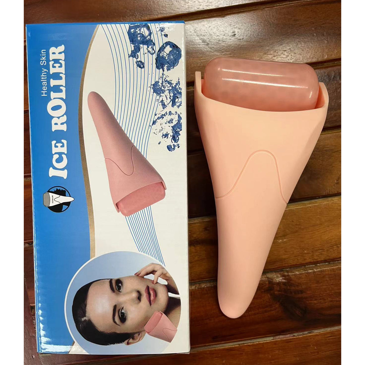 Ice Roller Facial Massager with Cooling Therapy