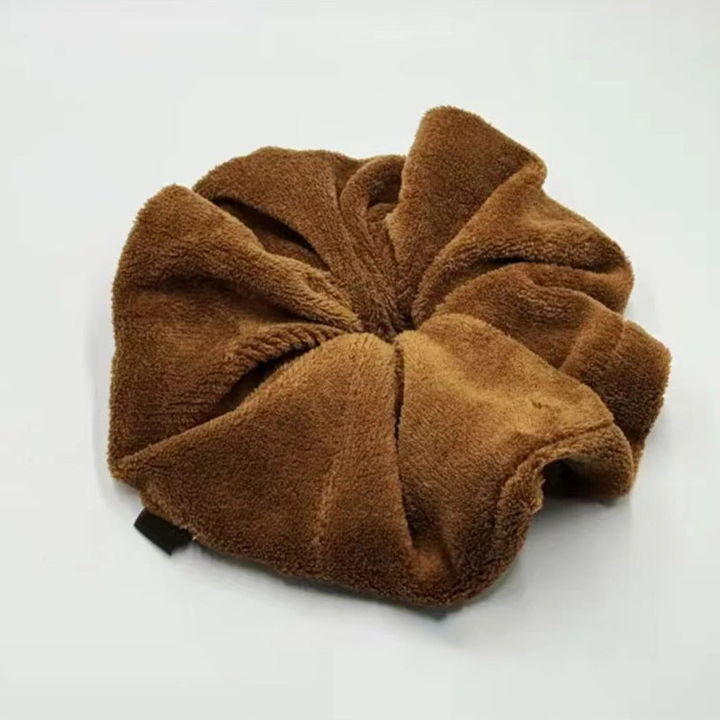 Oversized Plush Hair Ring