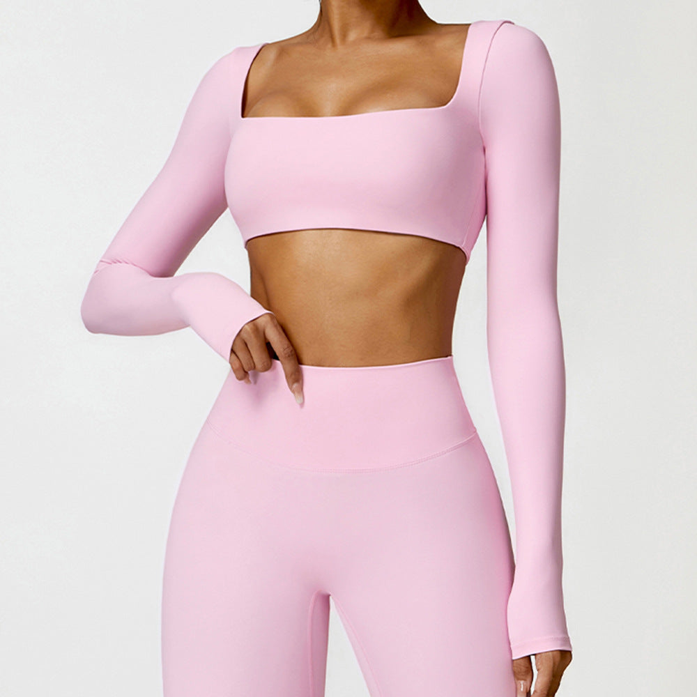 Tight Long Sleeve Yoga Clothes